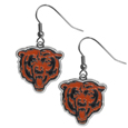 Chicago Bears Chrome Dangle Earrings